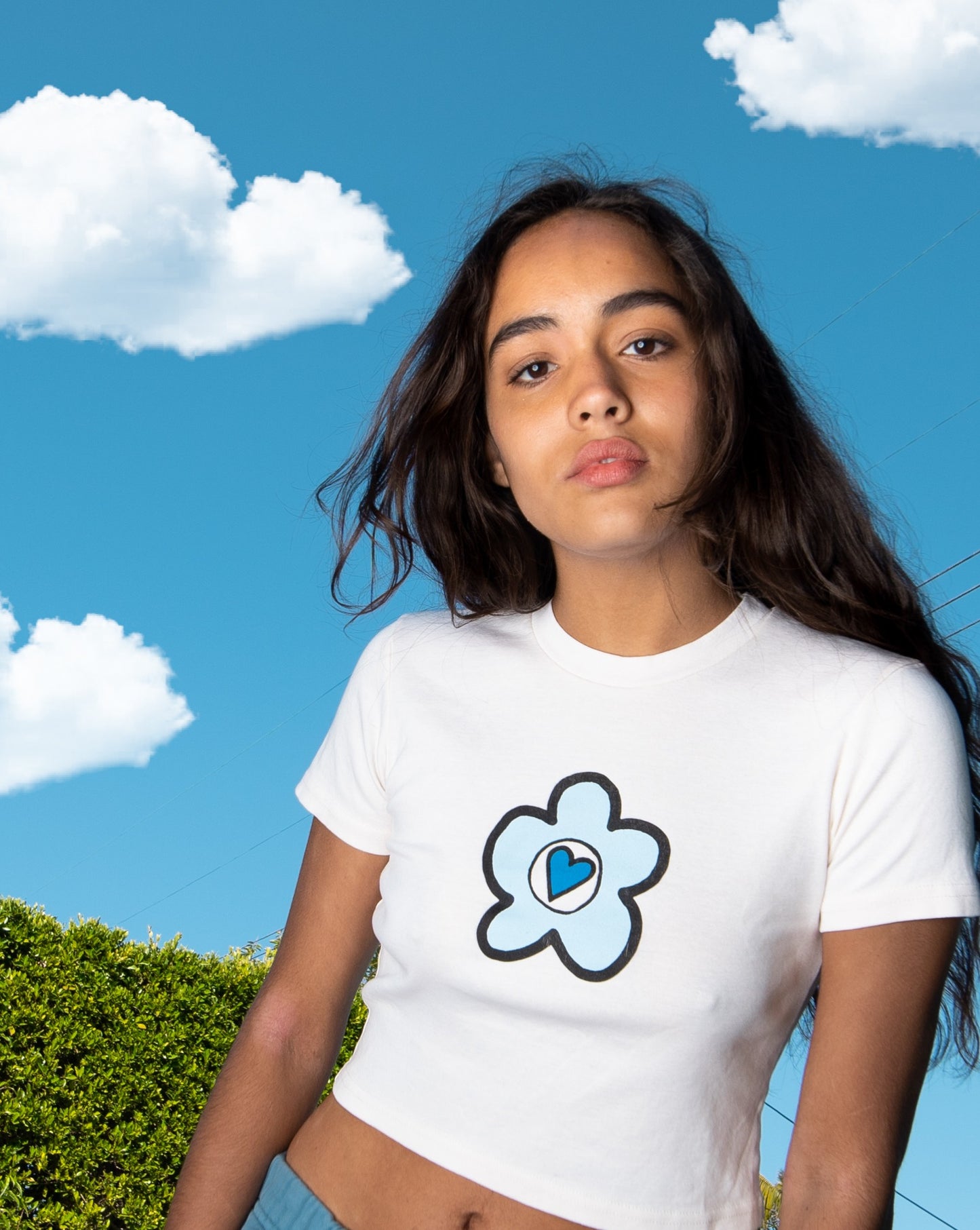 Halo Flower Project Baby Tee
