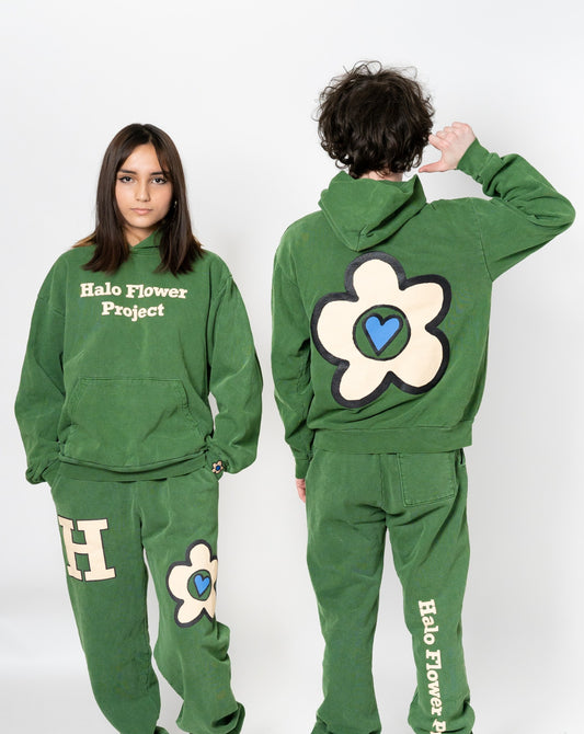 Green Halo Flower Project Hoodie