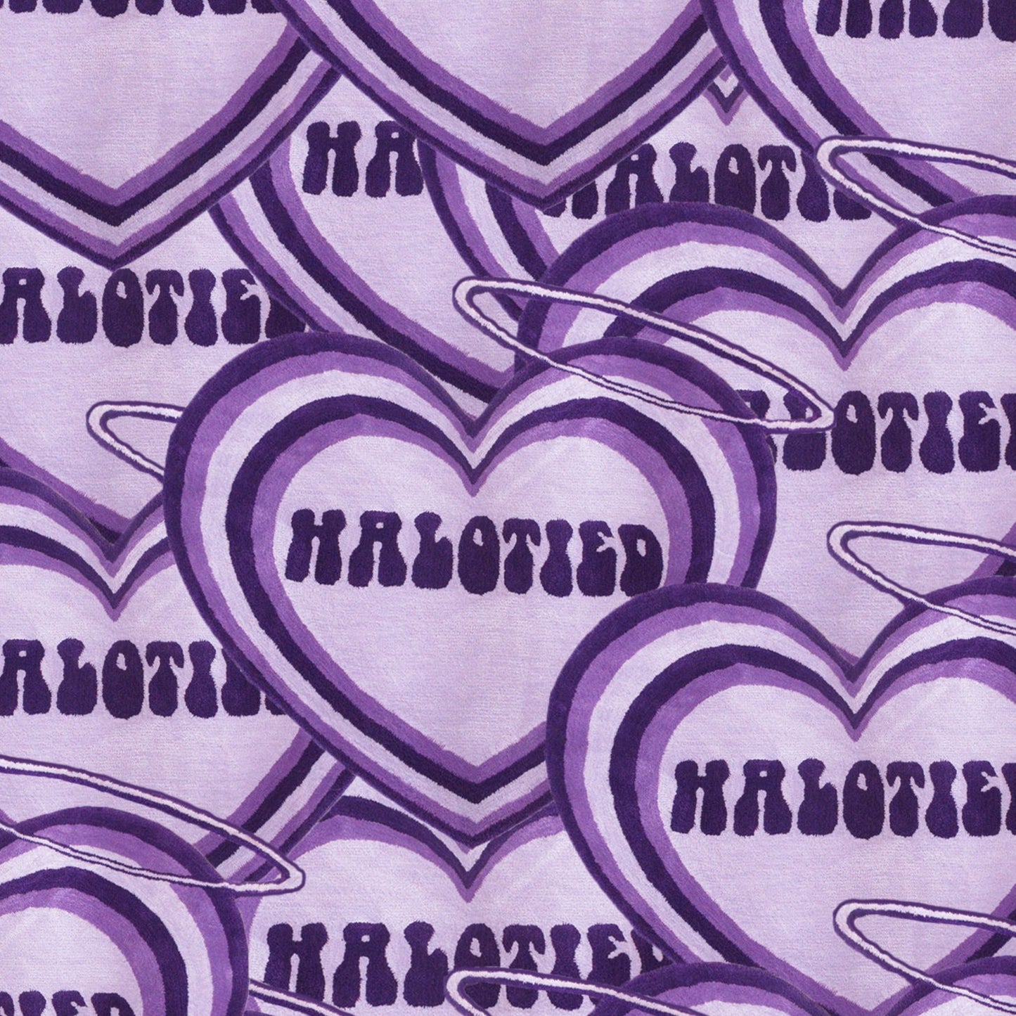 Halotied Logo Rug (purple)