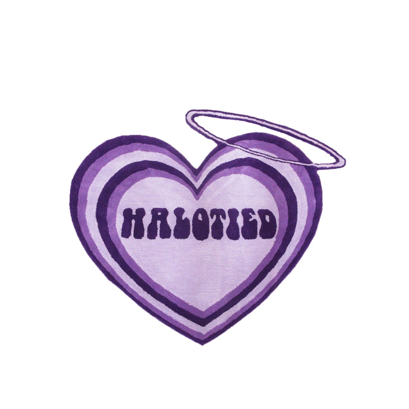 Halotied Logo Rug (purple)
