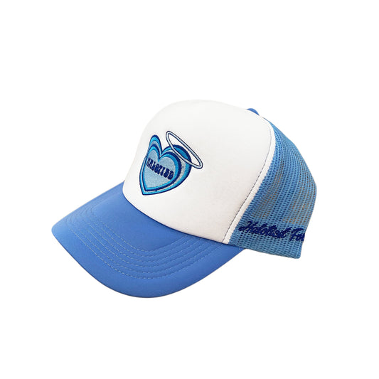 Blue Halotied Logo Trucker Hat